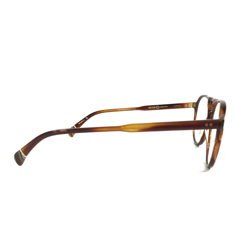 Etnia Barcelona Eyeglasses Frames ES MERCADAL HVRD Havana Red Aviator 52-17-145
